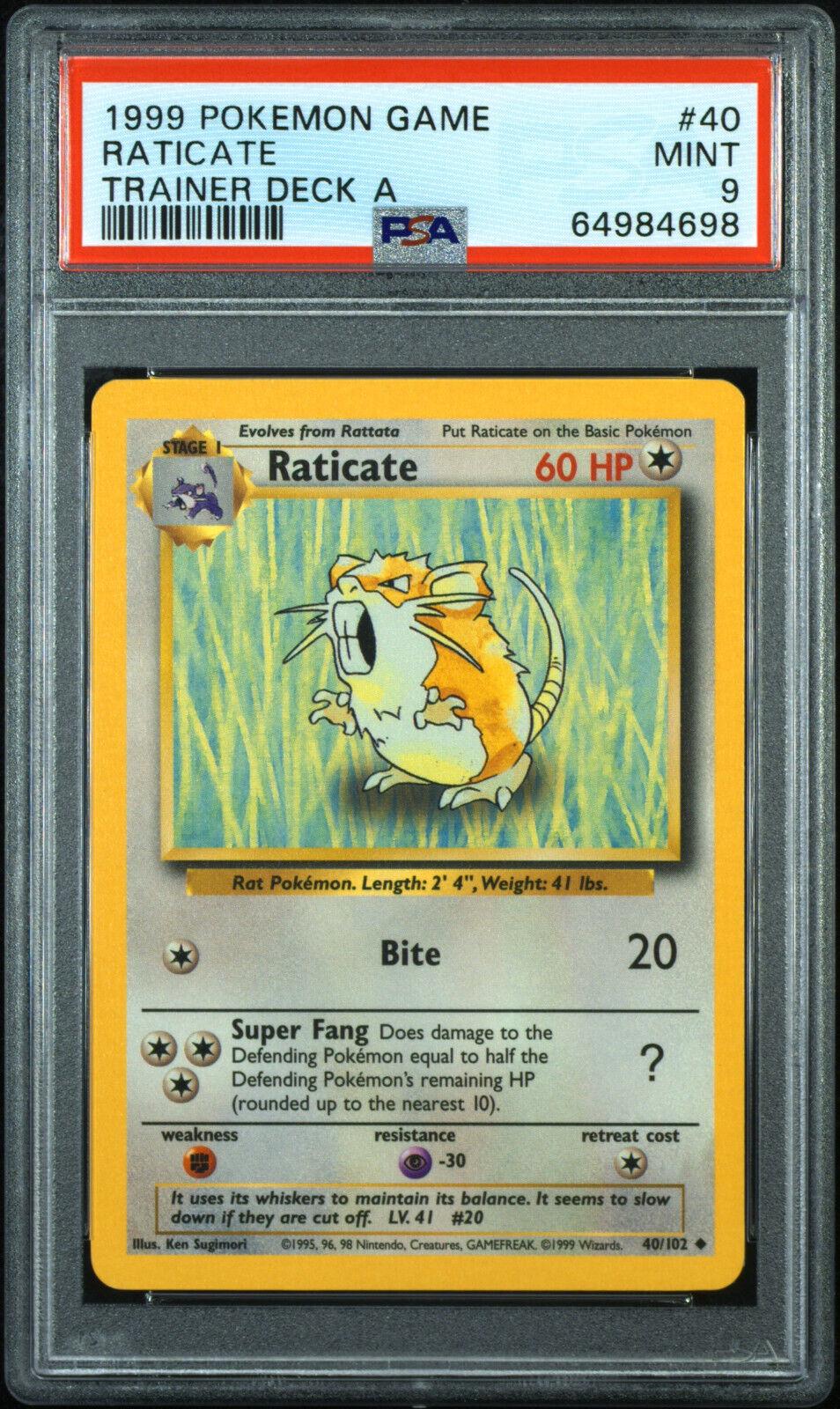 Base Set Raticate [Trainer-Deck-A] Pokémon card